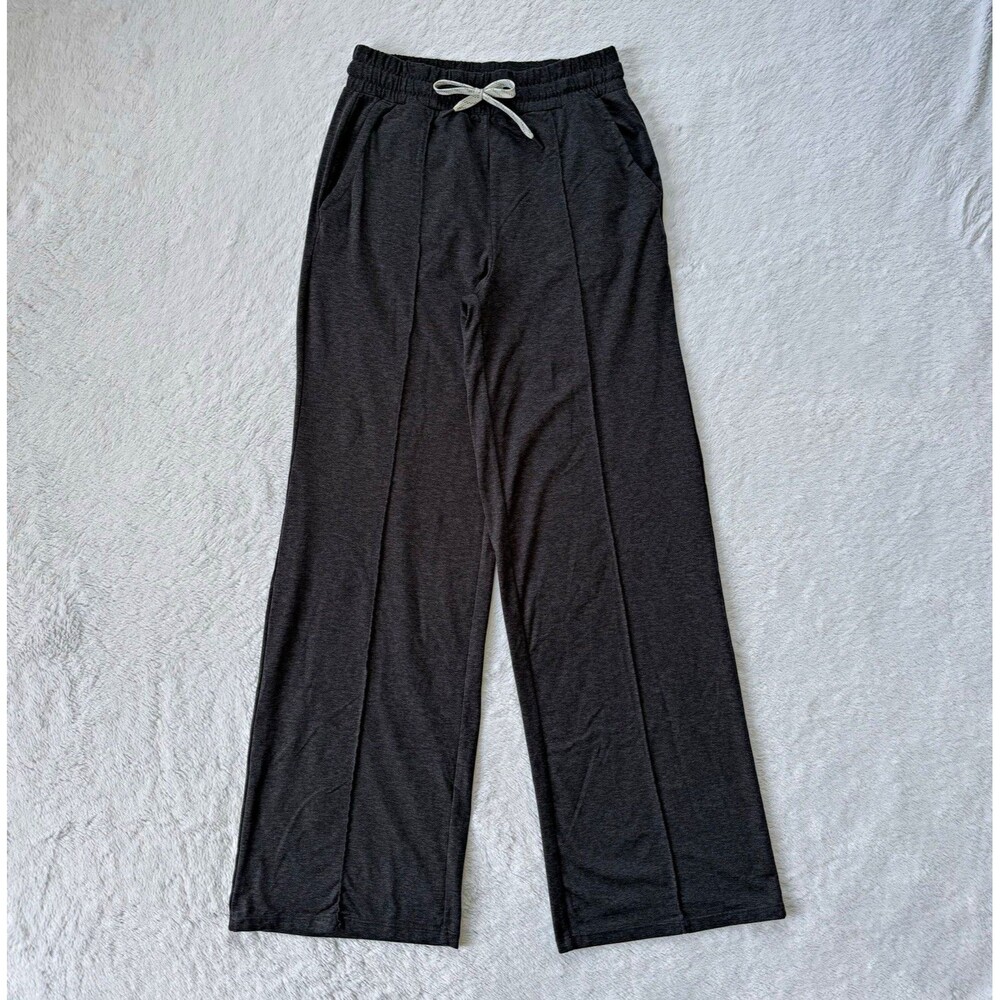 Kirkland Signature Women's Lightweight Pintuck Lounge Pant Size XS Charcoal